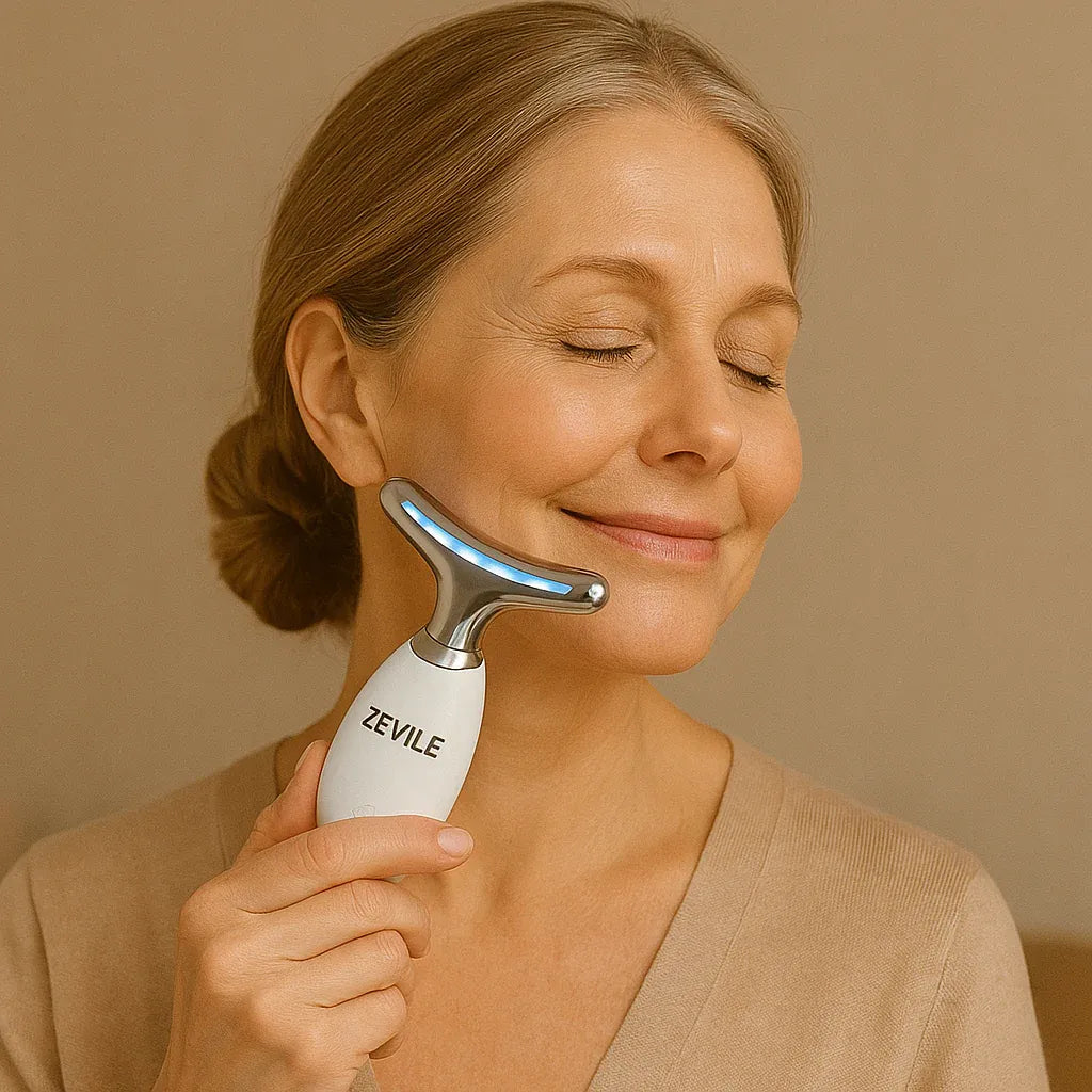 RenuevaTuPiel™ – Masajeador Facial Lifting con Tecnología EMS y Luces LED